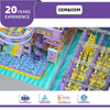 Bettaplay 310SQM مسرحية داخلية تجارية للأطفال الصغار التسلق المنزلي بالمدرسة المغامرة حديقة التسوق