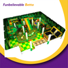 BetTaplay 288㎡ Niños Equipo de parque inferior Tema de la jungla Estructura de parque infantil personalizada para niños para parques comerciales