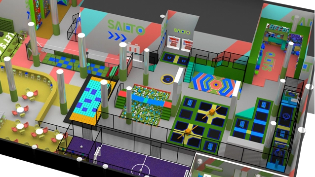 wall challenge indoor playground