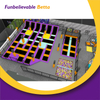 Bettaplay 2000 SQM Joyful Secret Realm of Grey Orange Intertwined Fun Amusement Equipment for Indoor Kids' Trampoline Ninja Park