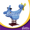 Bettaplay New design cartoon aircraft children spring rider