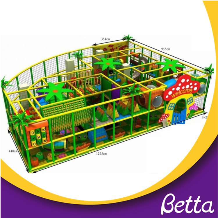 Small children indoor playground for shopping mall