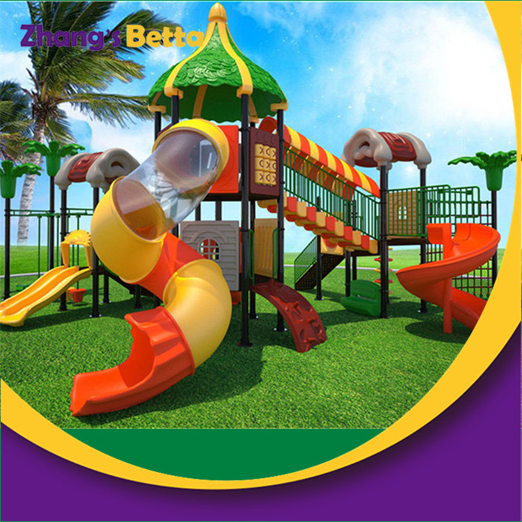 Children Plastic Outdoor Playground Slides For Manufacturer