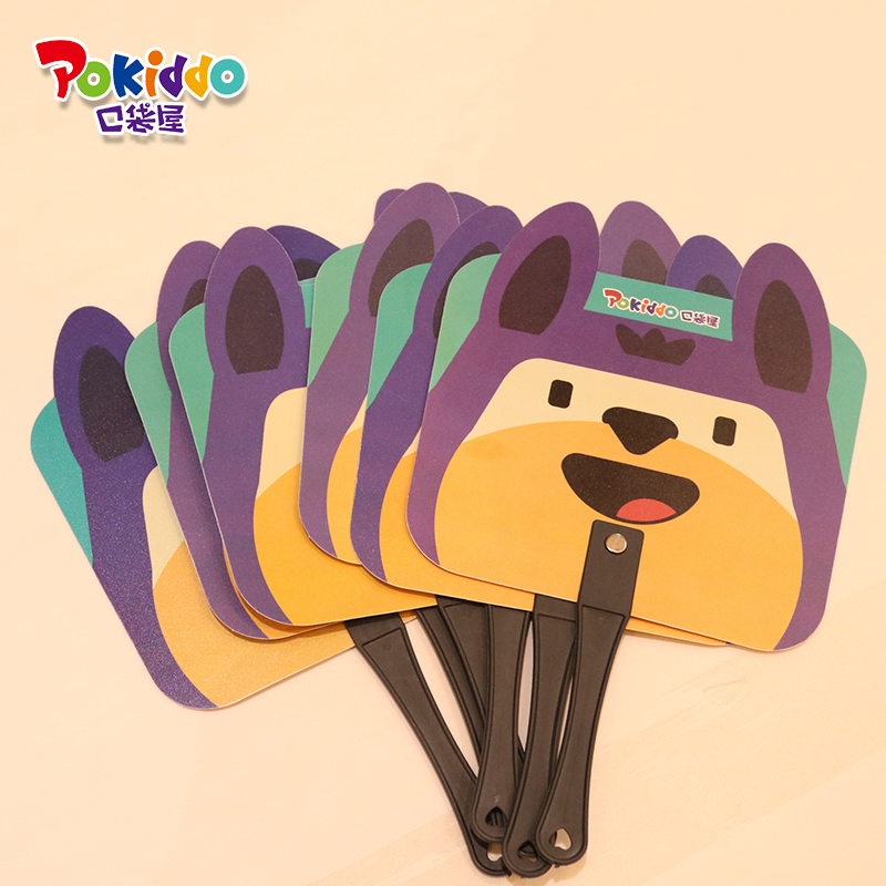 Pokiddo Franchise Products Indoor Playground Souvenir Plastic Hand Fan