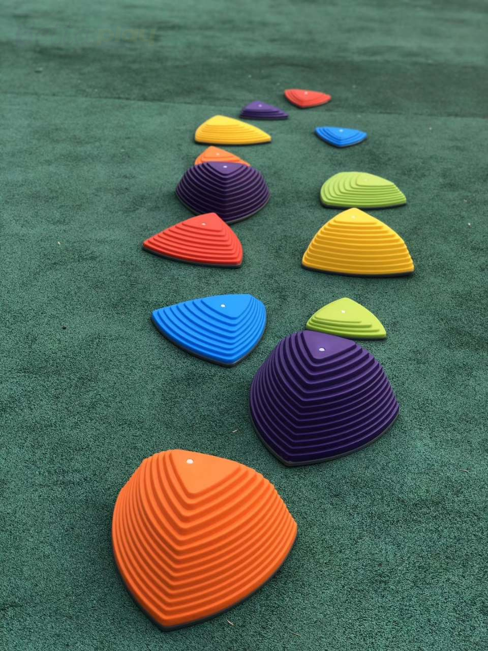 thumbnail image 2 of Balance Stepping Stones For Kids - Red And Blue Toddler Balance Toys Ages 3-5 2 of 12