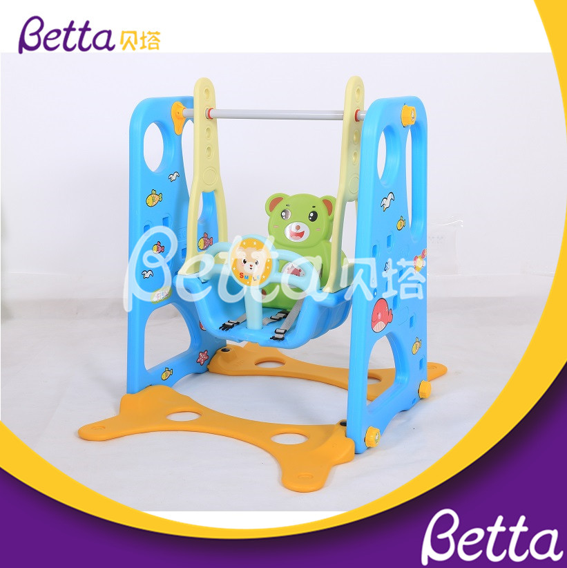 2019 Betta Safe Colorful Design Solid Durable Plastic Swings And Slide