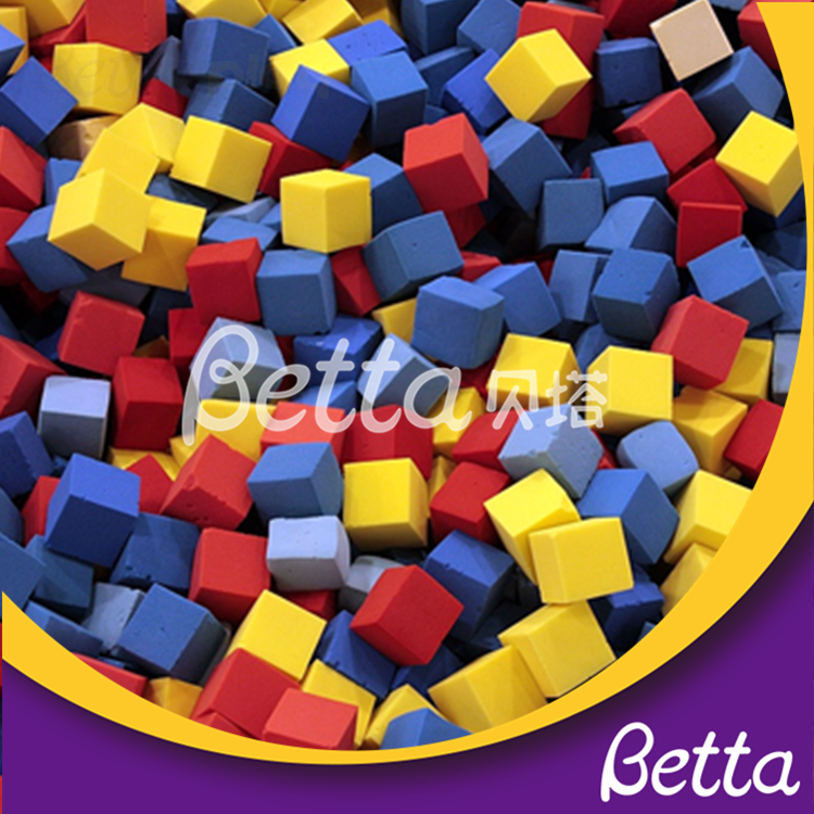 Bettaplay foam cube cover and foam cube for foam pit bettaplay