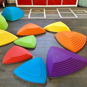 Children Balance Training Stepping Stones Plastic River Stone Toy